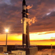 Rocket Lab’s Electron rocket sits on top of the launch pad at Launch Complex 1 in New Zealand for a wet dress rehearsal ahead of the CAPSTONE launch.